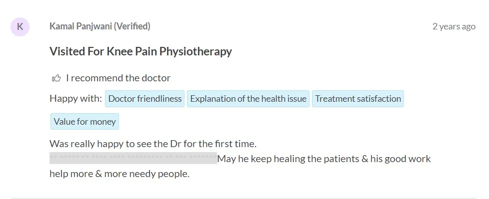 Physiotherapist in Nashik