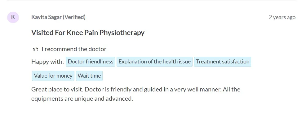 Physiotherapy for back pain in Nashik