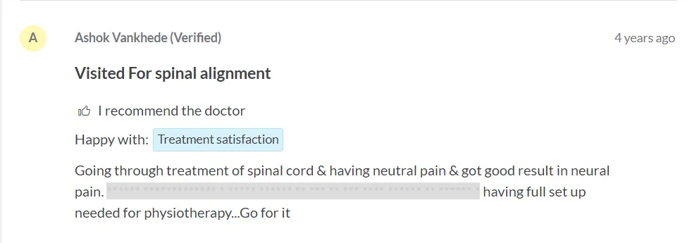 Physiotherapist in Nashik
